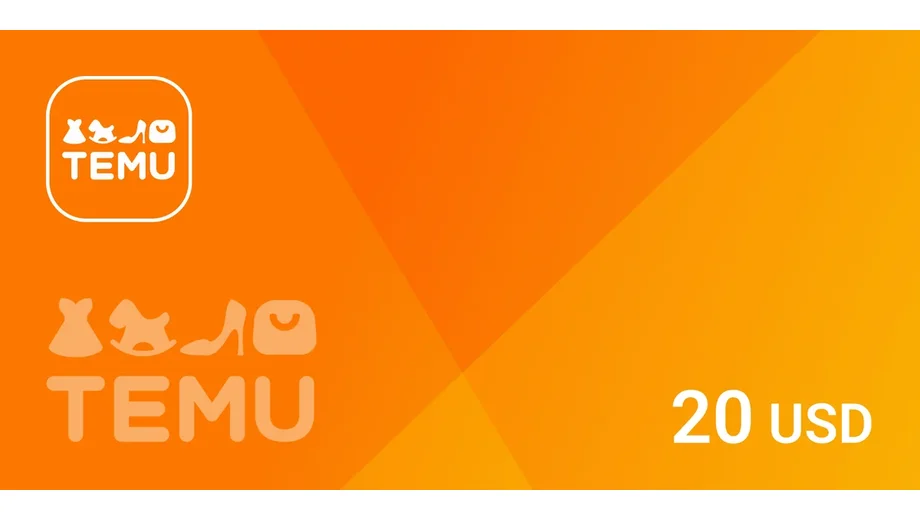 Temu 20 USD Gift Card (Global) gallery image 2