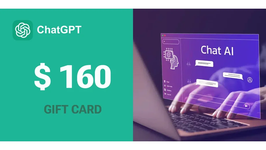 ChatGPT 160 USD Gift Card (Global) gallery image 2