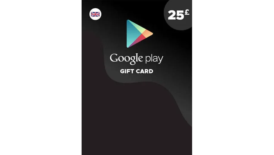 Google Play 25 GBP Gift Card (United Kingdom) gallery image 2