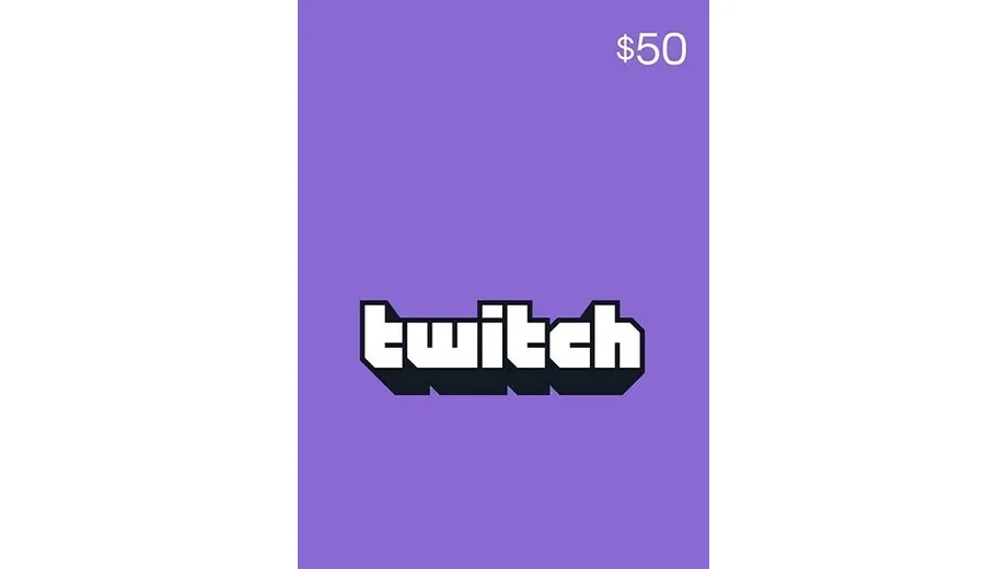 Twitch 50 USD Gift Card (United States) gallery image 2