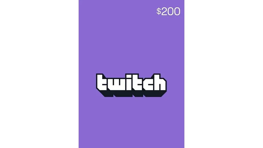 Twitch 200 USD Gift Card (United States) gallery image 2