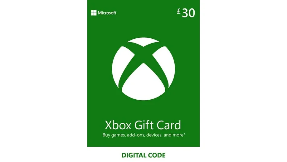 Xbox 30 GBP Gift Card (United Kingdom) gallery image 2