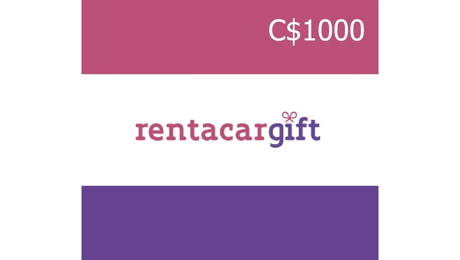 RentacarGift 1000 CAD Gift Card (Canada) gallery image 2
