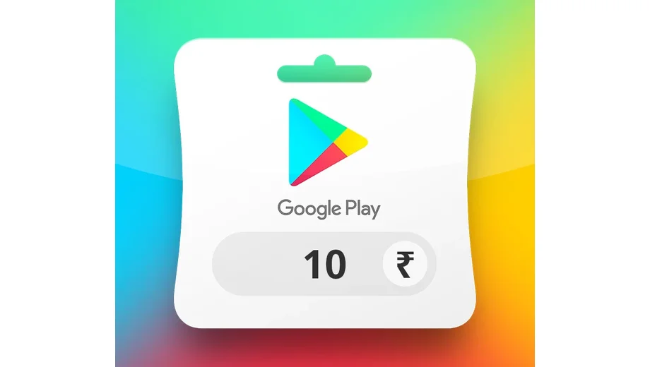 Google Play 10 INR Gift Card (Asia) gallery image 2