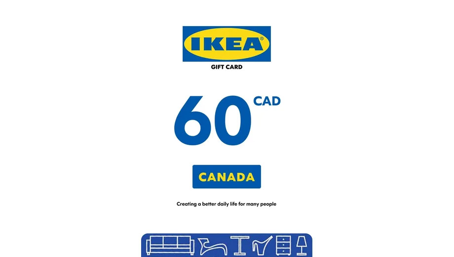 IKEA 60 CAD Gift Card (Canada) gallery image 2