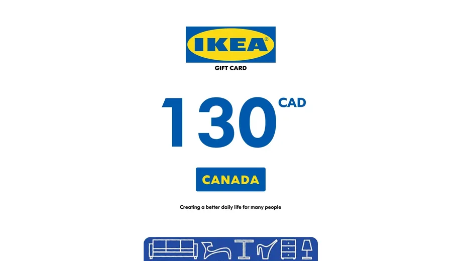 IKEA 130 CAD Gift Card (Canada) gallery image 2