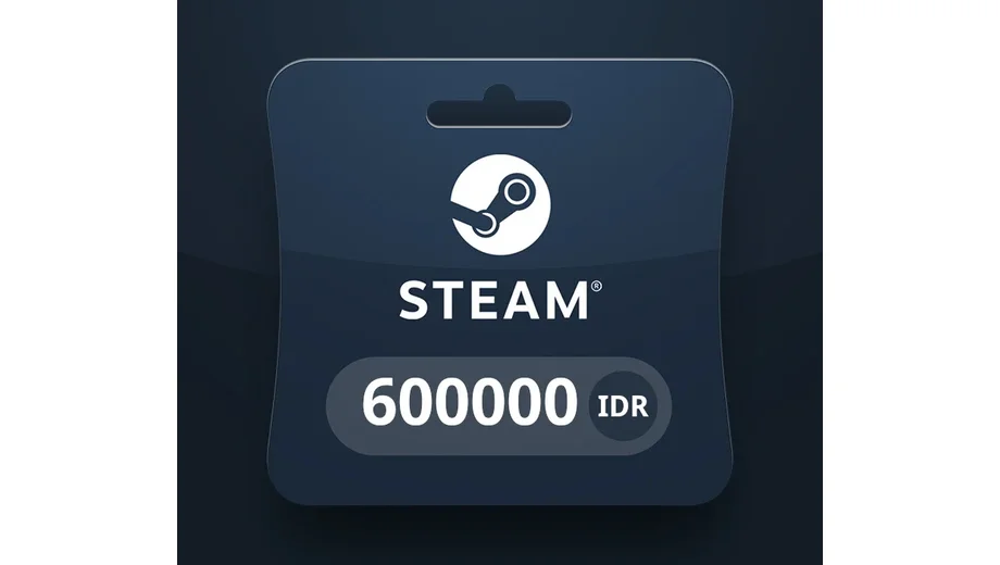 Steam Wallet 600000 IDR Gift Card (Global) gallery image 2