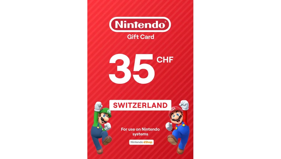 Nintendo eShop 35 CHF Gift Card (Switzerland) gallery image 2