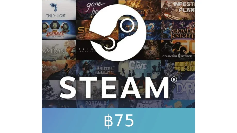 Steam Wallet 75 THB Gift Card (Global) gallery image 2