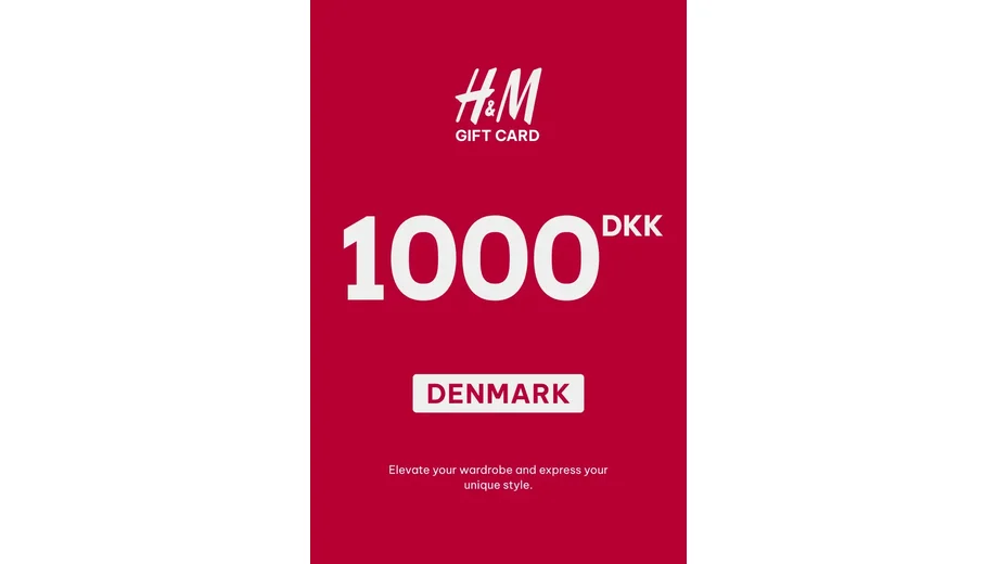 H&M 1000 DKK Gift Card (Denmark) gallery image 2
