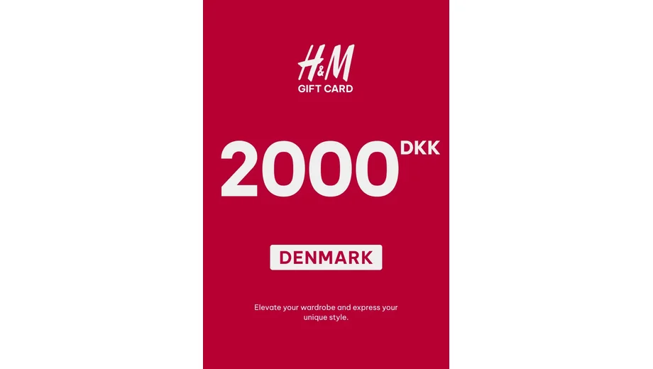H&M 2000 DKK Gift Card (Denmark) gallery image 2