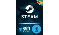 Steam Wallet 6 USD Gift Card (Guyana) thumb 2