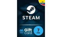 Steam Wallet 7 USD Gift Card (Ecuador) thumb 2