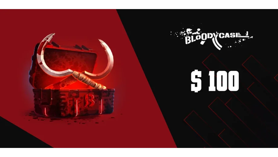 BloodyCase 100 USD Gift Card (Global) gallery image 2