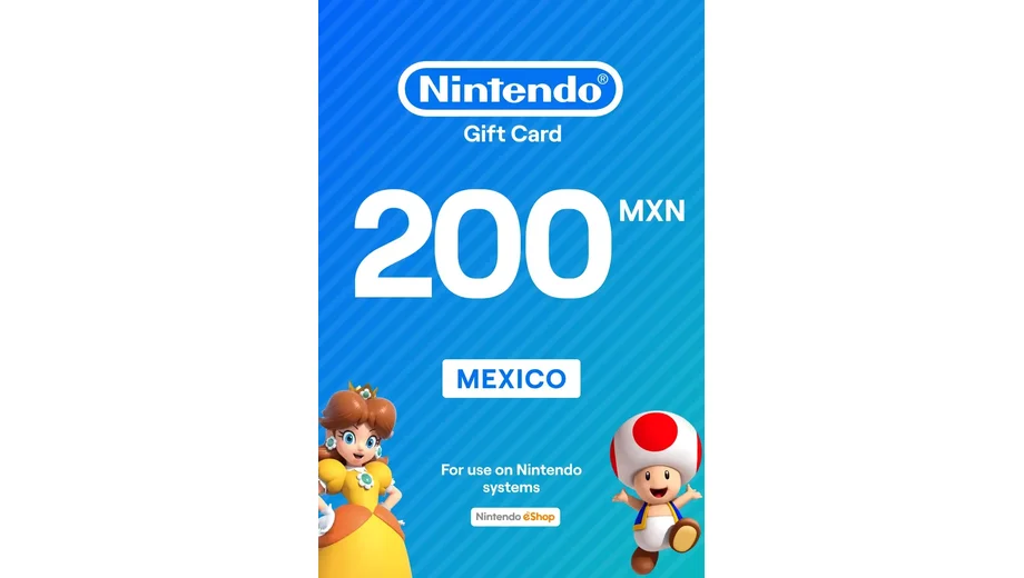 Nintendo eShop 200 MXN Gift Card (Mexico) gallery image 2