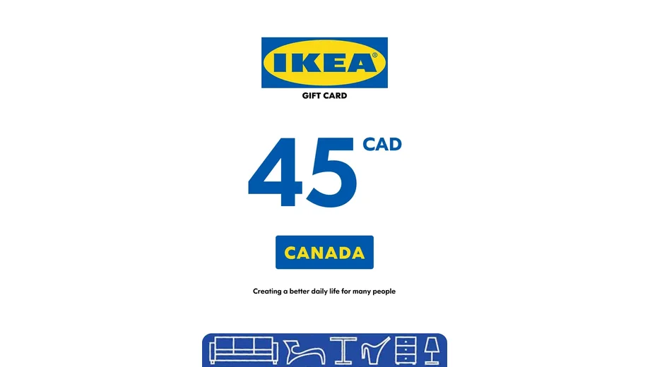 IKEA 45 CAD Gift Card (Canada) gallery image 2
