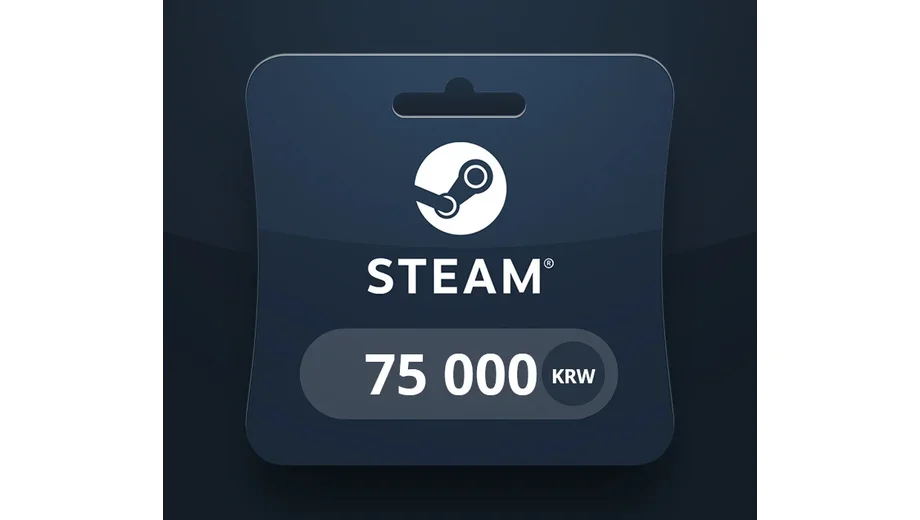 Steam Wallet 75000 KRW Gift Card (Korea) gallery image 2