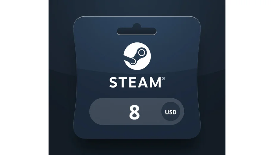 Steam Wallet 8 USD Gift Card (Africa) gallery image 2