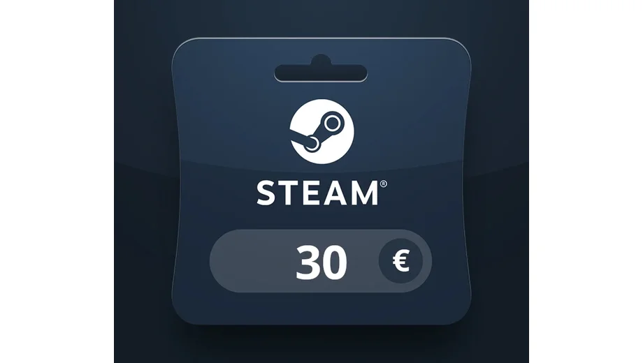Steam Wallet 30 EUR Gift Card (Belgium) gallery image 2