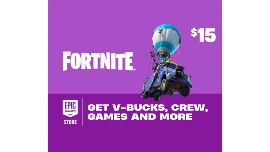 Fortnite 15 USD Gift Card (Global) gallery image 2