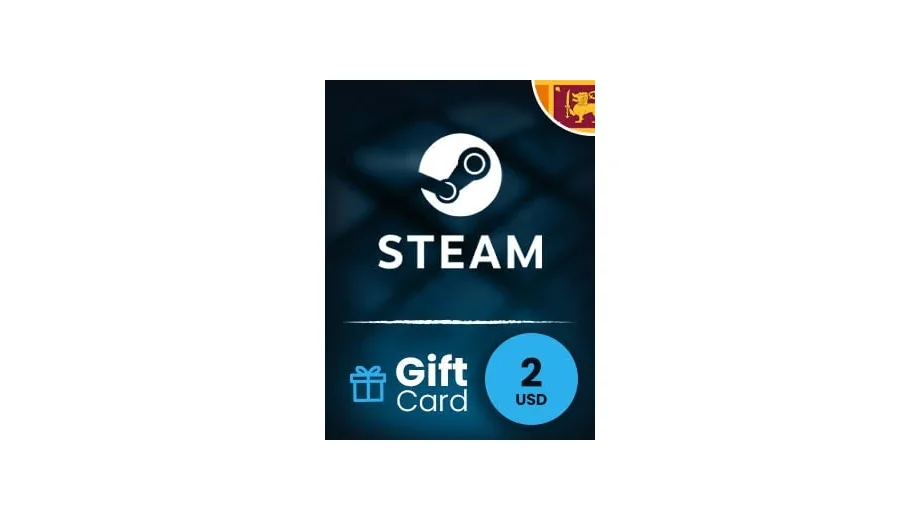 Steam Wallet 2 USD Gift Card (Sri Lanka) gallery image 2