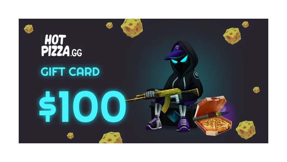 HOTPIZZA.GG 100 USD Gift Card (Global) gallery image 2