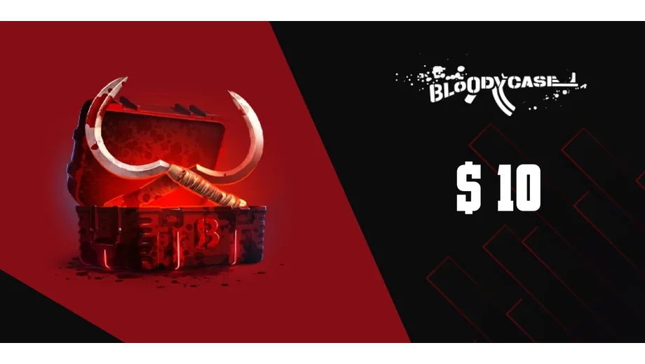 BloodyCase 10 USD Gift Card (Global) gallery image 2