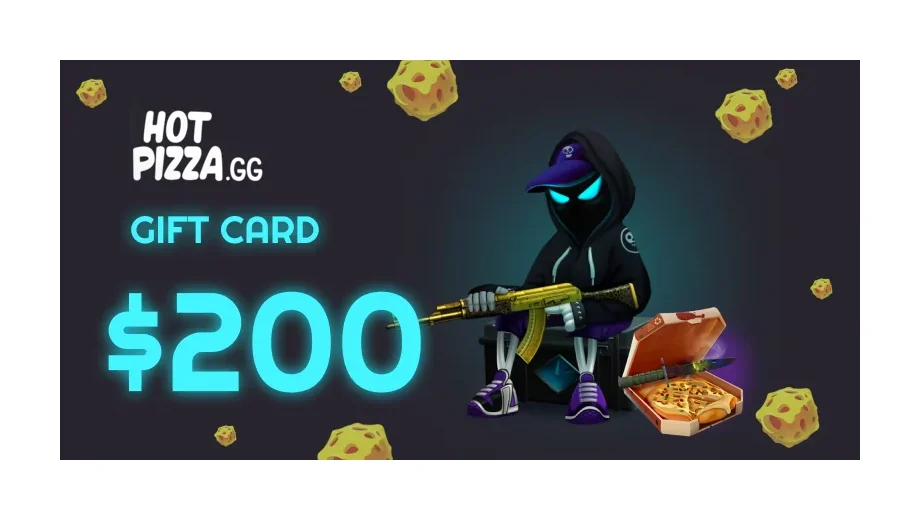 HOTPIZZA.GG 200 USD Gift Card (Global) gallery image 2