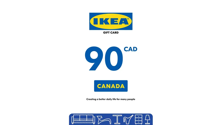 IKEA 90 CAD Gift Card (Canada) gallery image 2