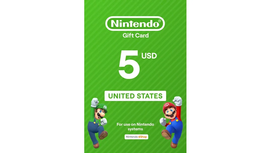 Nintendo eShop 5 USD Gift Card (United States) gallery image 2
