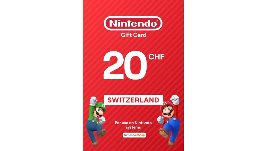 Nintendo eShop 20 CHF Gift Card (Switzerland) gallery image 2