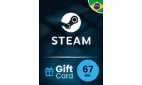 Steam Wallet 67 BRL Gift Card (Brazil) thumb 2