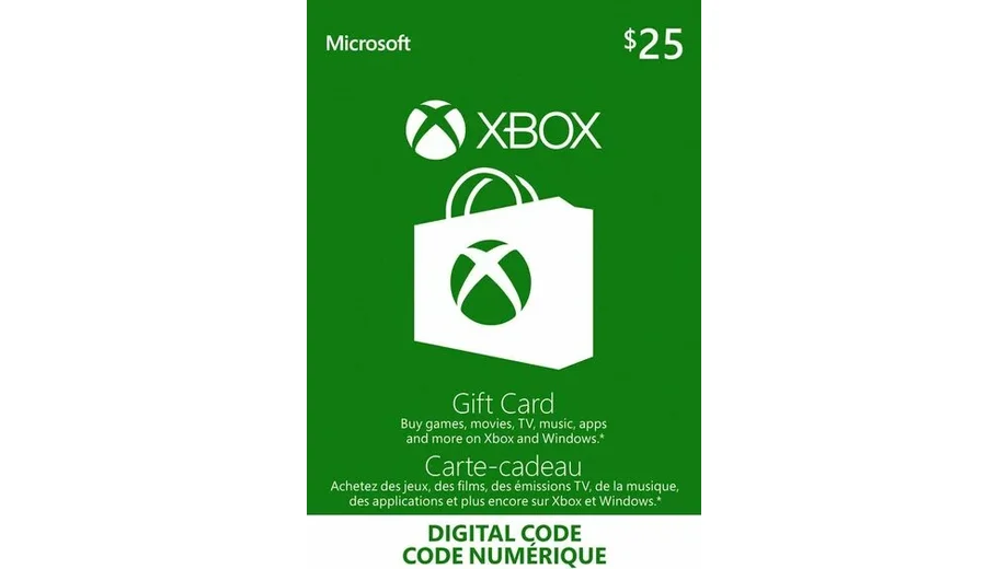 Xbox 25 CAD Gift Card (Canada) gallery image 2