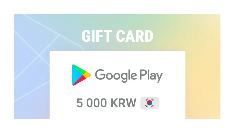 Google Play 5000 KRW Gift Card (Korea) gallery image 2