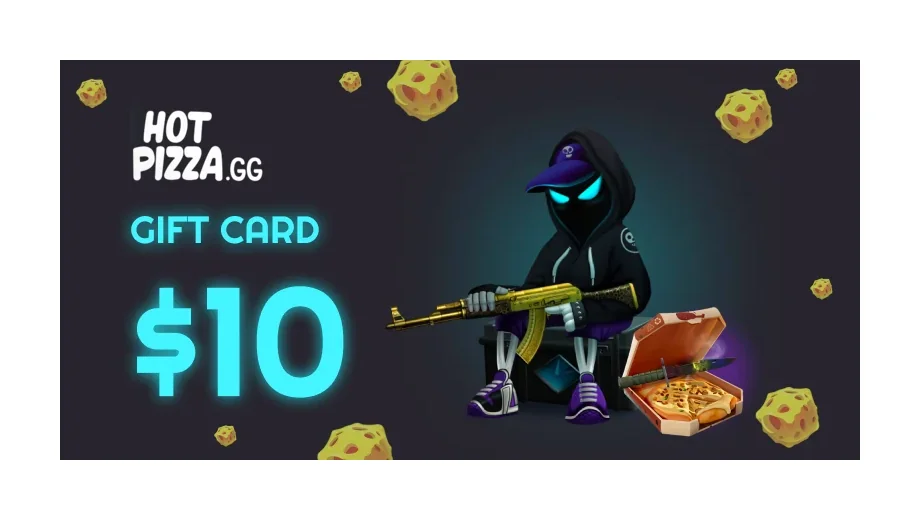 HOTPIZZA.GG 10 USD Gift Card (Global) gallery image 2