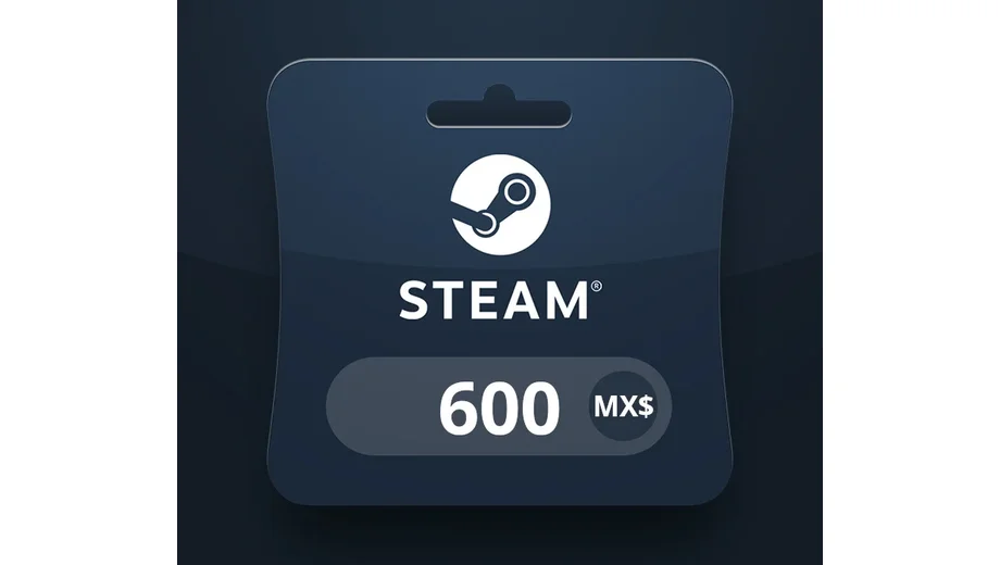 Steam Wallet 600 MXN Gift Card (Global) gallery image 2