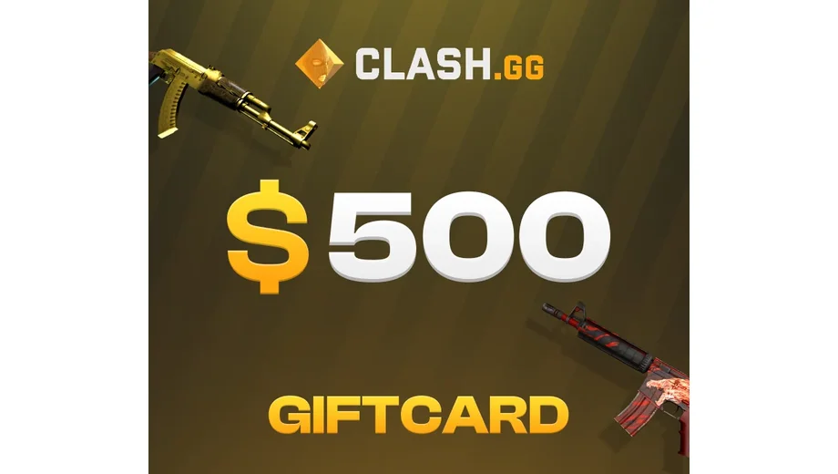 Clash.gg 500 USD Gift Card (Global) gallery image 2