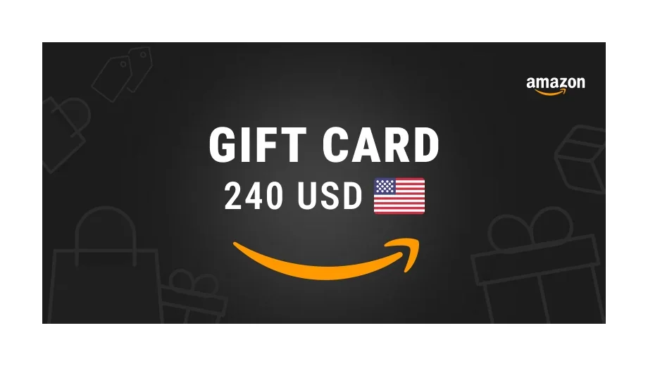 Amazon 240 USD Gift Card (United States) gallery image 2