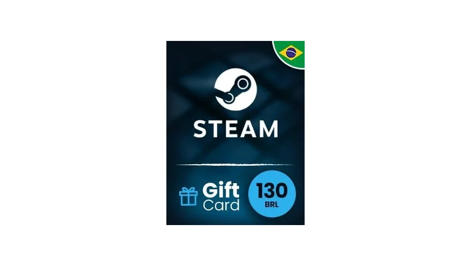 Steam Wallet 130 BRL Gift Card (Brazil) gallery image 2