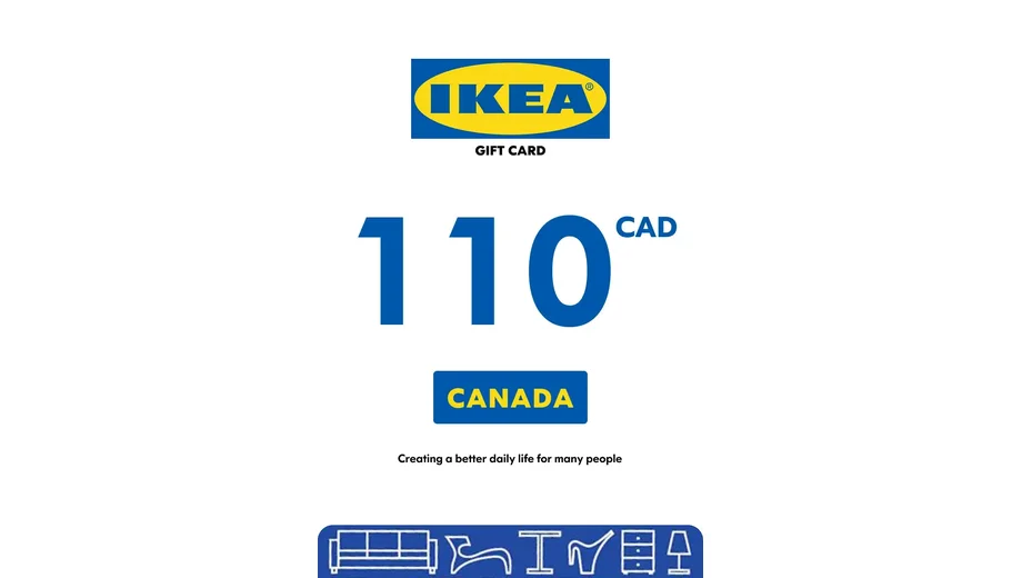 IKEA 110 CAD Gift Card (Canada) gallery image 2
