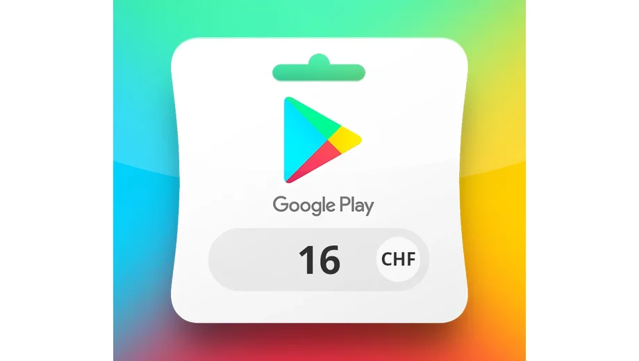 Google Play 16 CHF Gift Card (Switzerland) gallery image 2