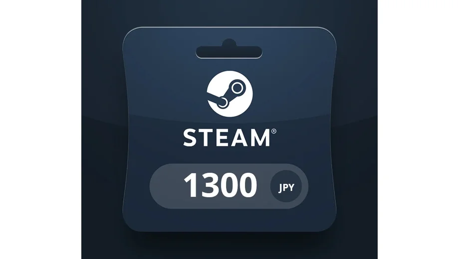 Steam Wallet 1300 JPY Gift Card (Asia) gallery image 2