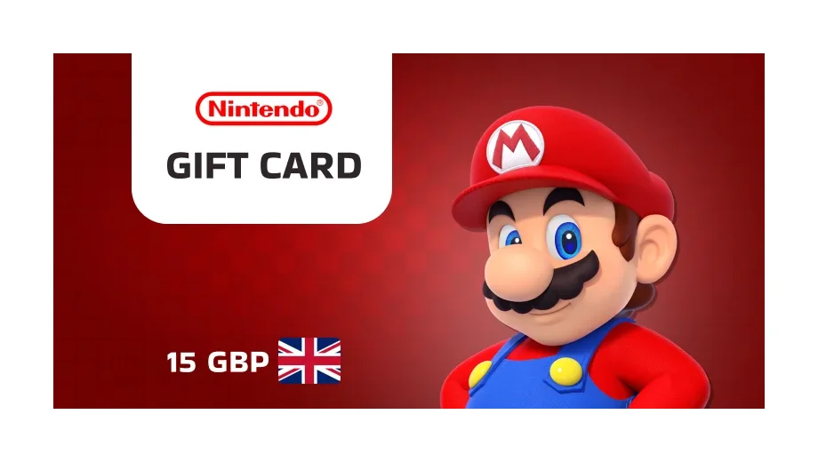 Nintendo eShop 15 GBP Gift Card (United Kingdom) gallery image 2