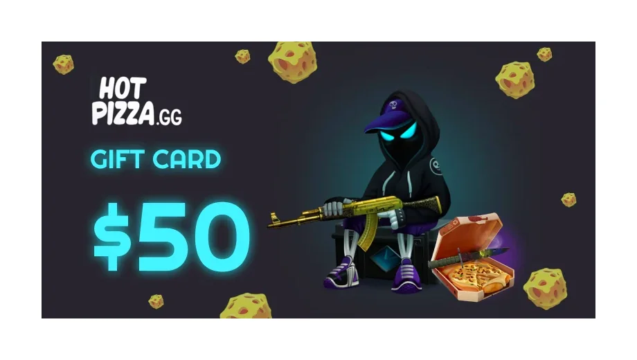 HOTPIZZA.GG 50 USD Gift Card (Global) gallery image 2