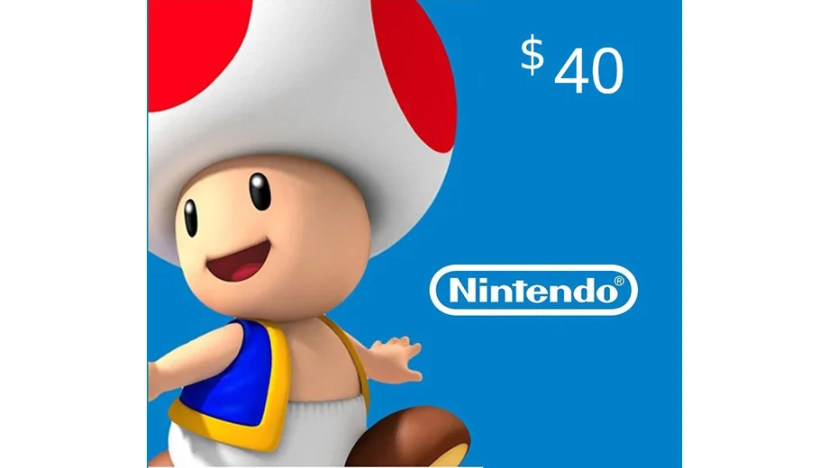 Nintendo eShop 40 USD Gift Card (United States) gallery image 2