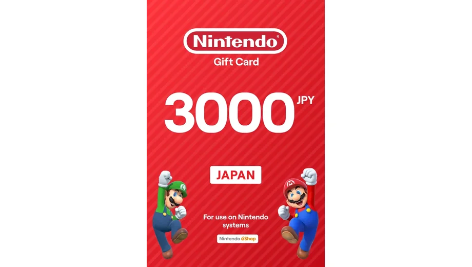 Nintendo eShop 3000 JPY Gift Card (Japan) gallery image 2