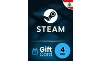 Steam Wallet 4 USD Gift Card (Lebanon) thumb 2