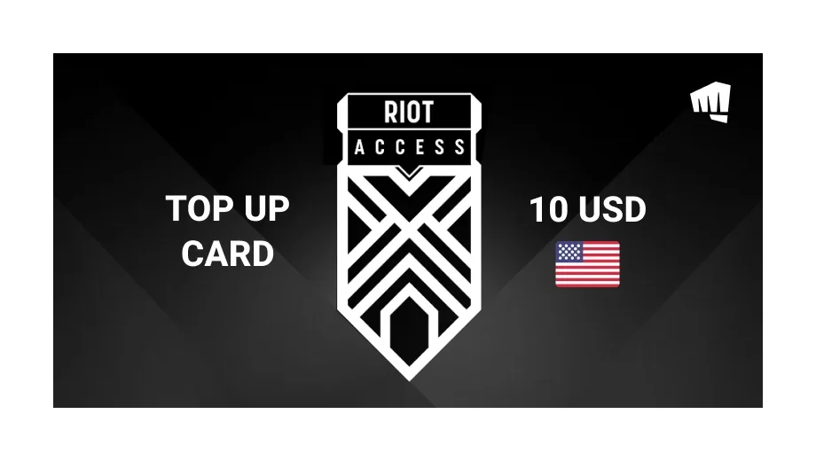 Riot Access 10 USD Gift Card (United States) gallery image 2