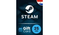 Steam Wallet 25 USD Gift Card (Paraguay) thumb 2