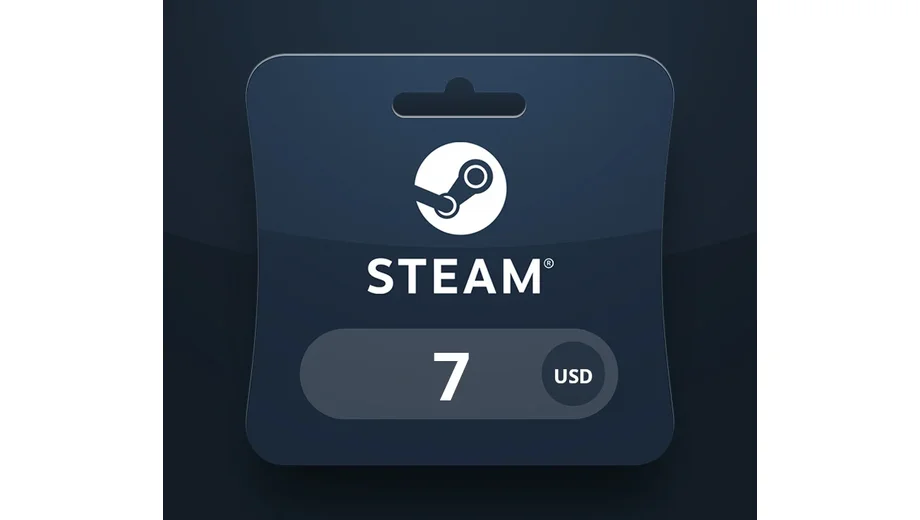 Steam Wallet 7 USD Gift Card (Africa) gallery image 2